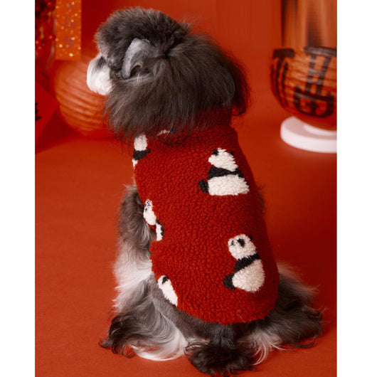 Ropa Festiva Tony Bear para Perro - Diseño Año Nuevo Chino Rojo - Image 9
