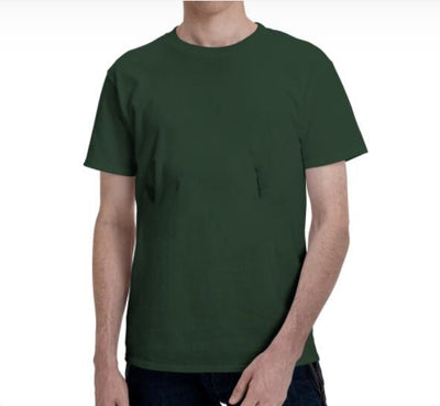 Men's basic short sleeve t-shirt in a solid teal color, featuring a comfortable crew neck and relaxed fit. - Image 17