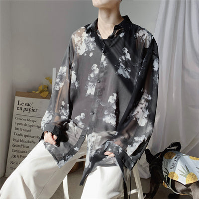 Blusa Floral Protección Solar Manga Larga Juvenil Holgada - Image 8