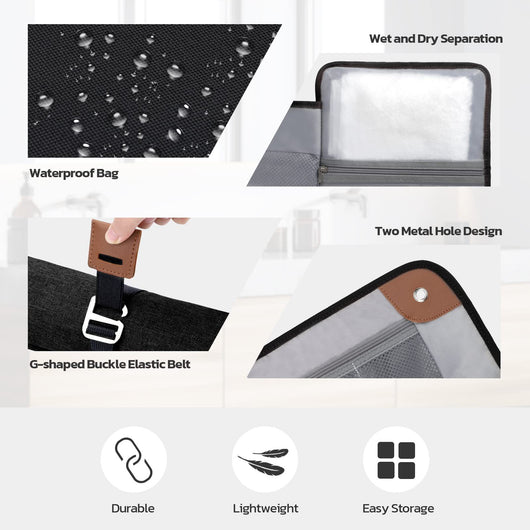 Bolsa de Viaje Organizadora Compacta con Compartimentos - Image 11