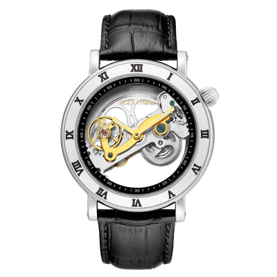 Reloj Mecánico Automático Esqueleto 3D Acero Inoxidable para Hombre - Image 3