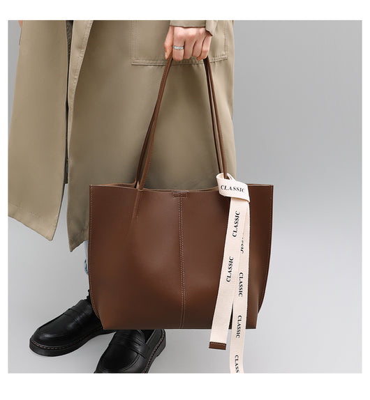 Bolso Tote de Cuero Premium - Gran Capacidad para Mujer - Image 10