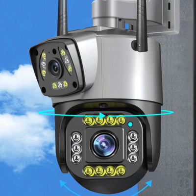 Cámara Exterior WiFi 4G Dual Lente HD Resistente al Agua - Image 7