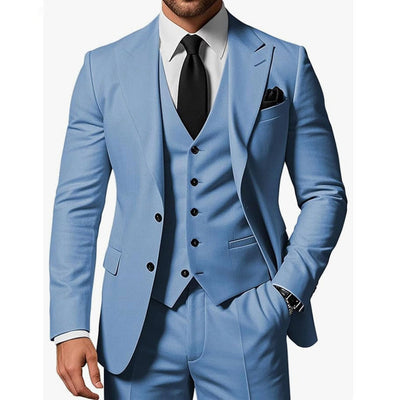 Traje de Negocios Tres Piezas para Hombre - Image 16