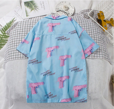 Camisa Hawaiana para Hombre con Estampado Completo - Cuello Vuelto Estilo Verano - Image 4
