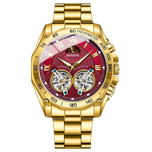Reloj Mecánico Automático Doble para Hombre con Múltiples Funciones - Image 8