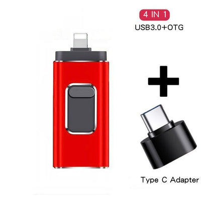 Pendrive Multifuncional 4 en 1 para Móvil - Metal Premium - Image 24