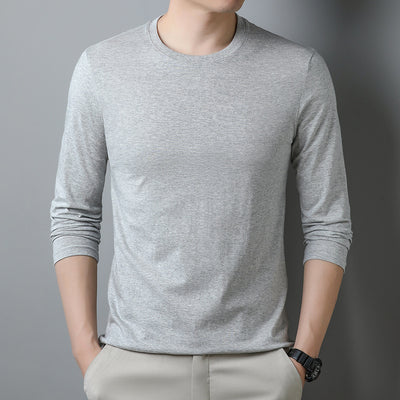 Sudadera Hoodie de Algodón Puro Manga Larga para Hombre