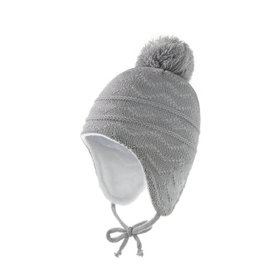 Conjunto de Gorro con Orejeras y Guantes de Lana para Niños en Color Sólido - Image 26
