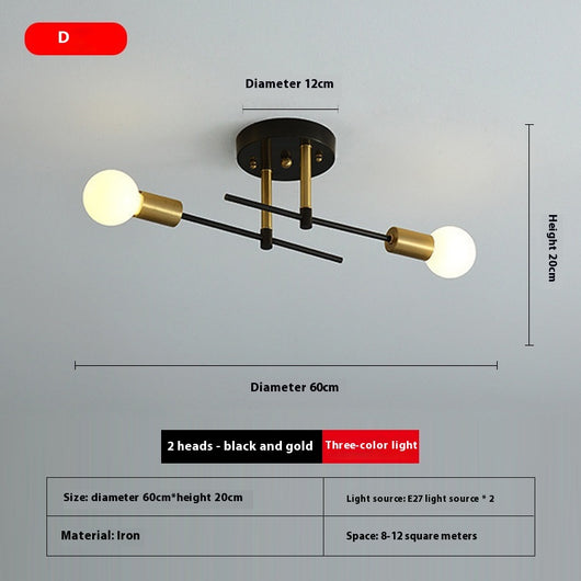 Lámpara de Techo Ramificada LED para Sala y Comedor - Image 6