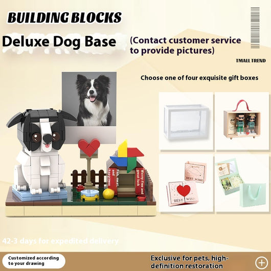 Bloques de Construcción Mascota Personalizada - Figura de Perro y Gato - Image 6
