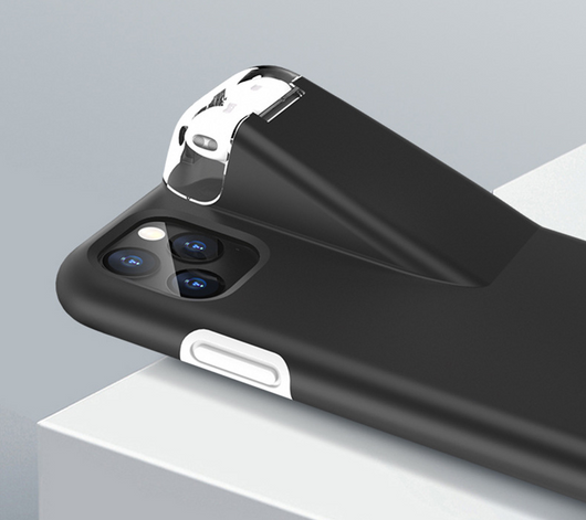 Funda Protectora Negra con Borde para Estuche de Carga AirPods Compatible con Apple - Image 16
