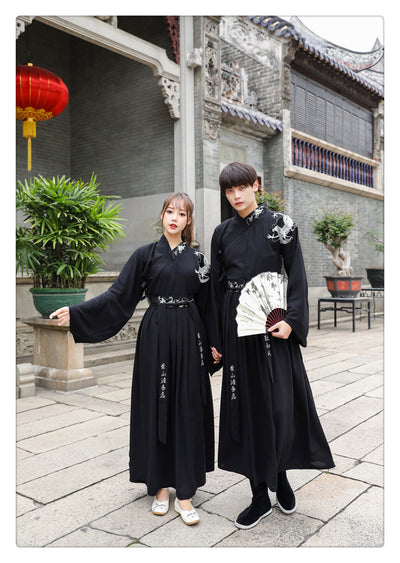 Set de Pareja Hanfu Estilo Antiguo - Conjunto Estudiante Tradicional - Image 12