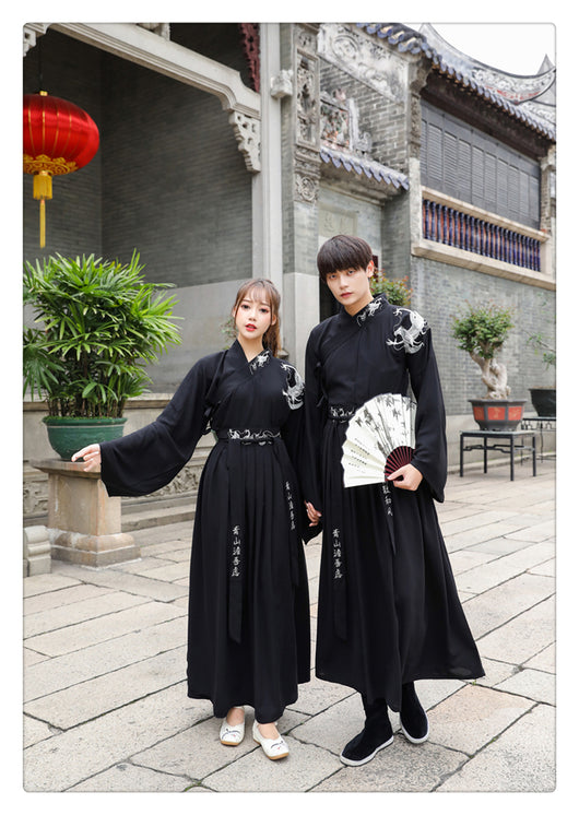 Set de Pareja Hanfu Estilo Antiguo - Conjunto Estudiante Tradicional - Image 12