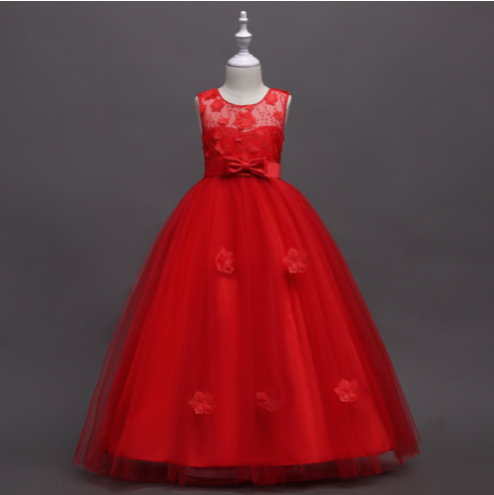 Vestido Elegante Infantil de Verano para Presentaciones de Piano - Image 26
