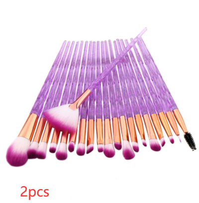 Set de Brochas de Maquillaje Diamond Multicolor Premium - Image 26