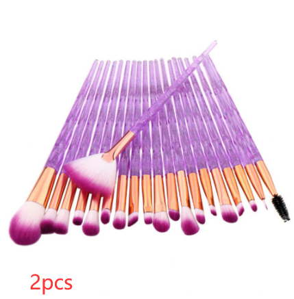 Set de Brochas de Maquillaje Diamond Multicolor Premium - Image 26