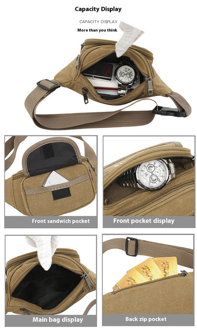Bolsa de Cintura Multifuncional para Hombre - Deportes y Aventura - Image 14