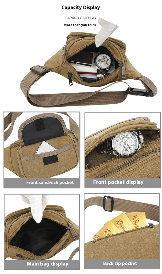 Bolsa de Cintura Multifuncional para Hombre - Deportes y Aventura - Image 14