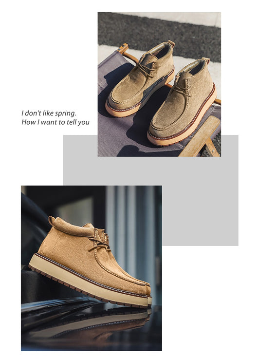 Botas de Ante Canguro Genuino - Estilo Martens Premium para Hombre - Image 19