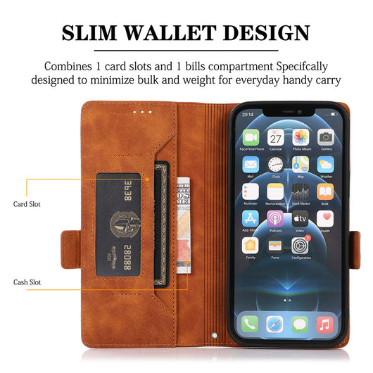 Funda Cartera Protectora de Cuero con Soporte para Tarjetas - Image 15