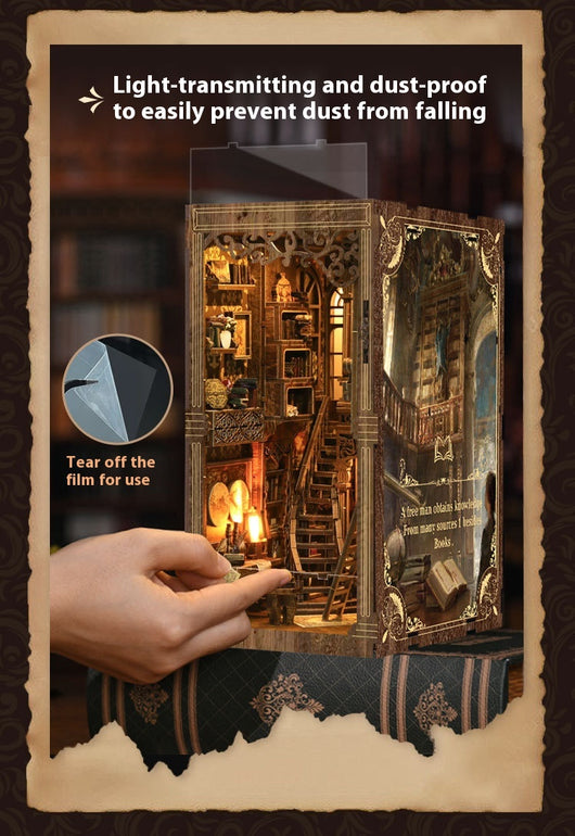 Soporte Decorativo 3D para Libros - Diseño Cabaña DIY - Image 29
