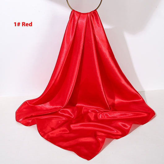 Pañuelo de Seda Artificial 90cm Satinado Brillante - Elegancia Pura - Image 5