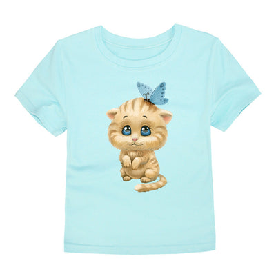 Playera Infantil con Estampado de Animales por Transferencia de Calor - Image 12