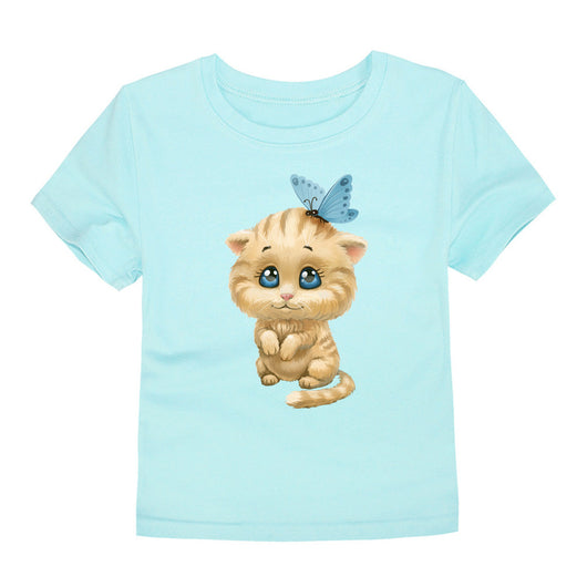 Playera Infantil con Estampado de Animales por Transferencia de Calor - Image 12