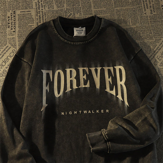 Sudadera Cuello Redondo Vintage Retro para Parejas - Estilo Otoño Unisex - Image 11