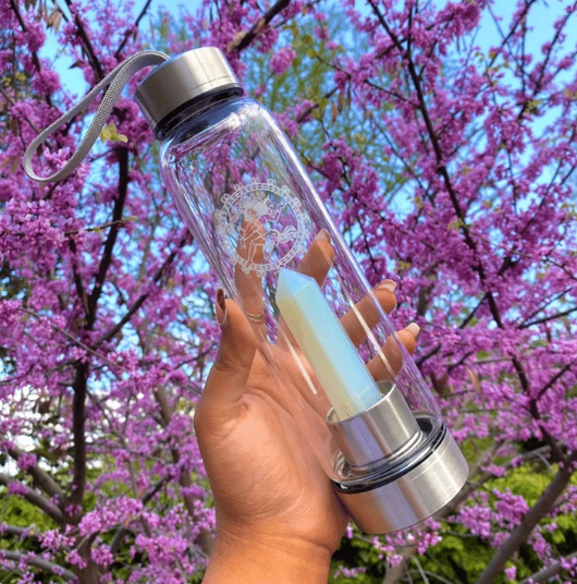 Vaso de Agua con Columna de Cristal Hexagonal - Energía y Bienestar - Image 16