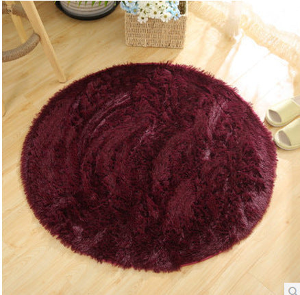 Alfombra Redonda de Pelaje Suave para Sala, Dormitorio y Cuarto Infantil - Image 11