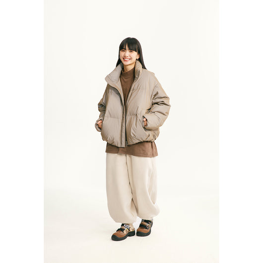 Abrigo de Plumón de Pato Blanco para Invierno con Tecnología Reflectante - Image 3