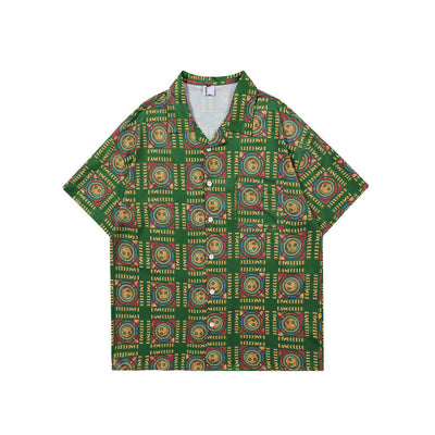 Camisa de Cuadros con Estampado Frontal para Hombre - Marca Trendy