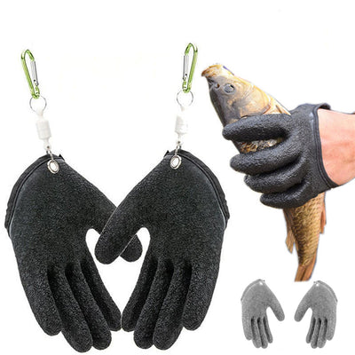 Guantes de Pesca Profesionales Antideslizantes con Protección Contra Pinchazos