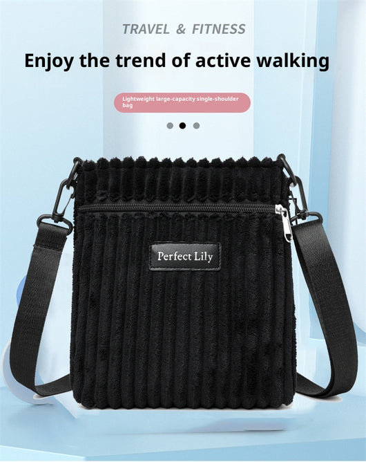 Bolsa Mensajero de Pana para Mujer - Estilo Casual y Funcional - Image 11
