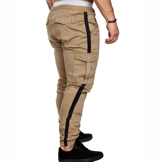 Pantalones Deportivos Casuales de Corte Recto con Costuras Otoñales - Image 21