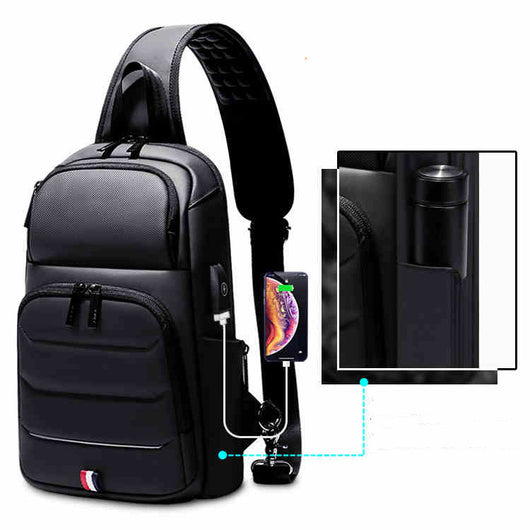 Bolsa Mensajera Impermeable Multifuncional para Hombre - Image 3