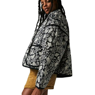 Abrigo de Algodón Estampado para Mujer - Otoño e Invierno - Image 16