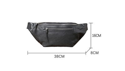 Bolsa Cruzada de Cuero para Hombre - Estilo Casual y Versátil - Image 6