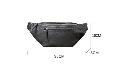 Bolsa Cruzada de Cuero para Hombre - Estilo Casual y Versátil - Image 6