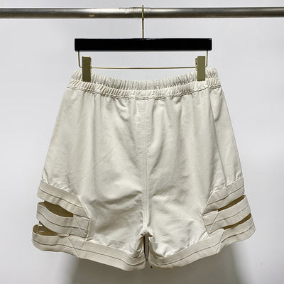 Shorts Holgados con Panel de Encaje y Cordón Ajustable - Image 12
