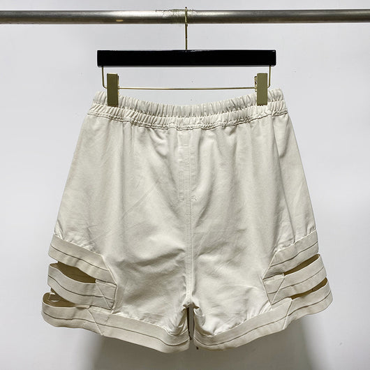 Shorts Holgados con Panel de Encaje y Cordón Ajustable - Image 12