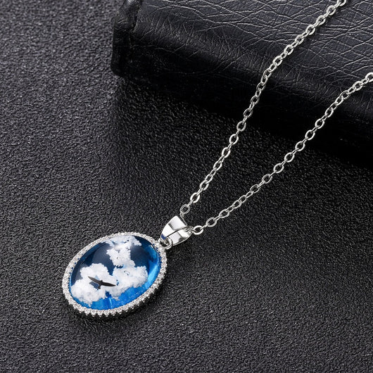 Collar Clavícula Baiyun con Gema de Tiempo en Resina - Image 15