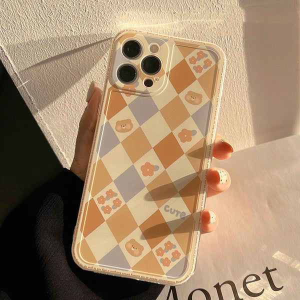 Funda Láser Premium para Teléfono - Diseño Geométrico Rombo Brillante