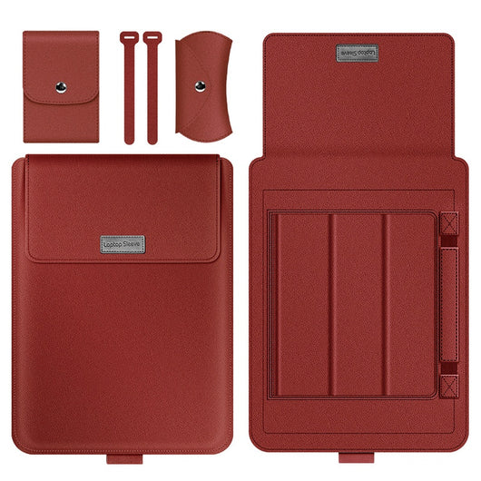 Funda de Cuero para Laptop - Protección Profesional y Estilo - Image 34