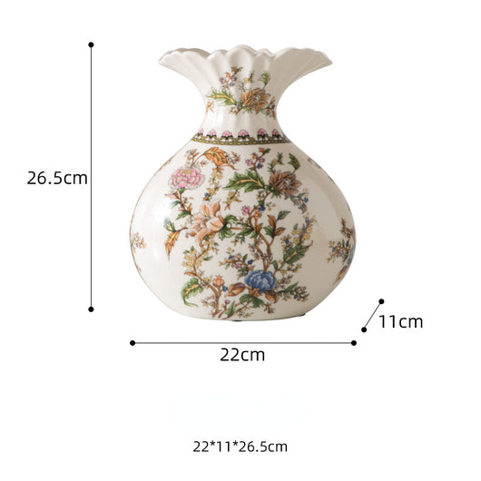 Jarrón Decorativo de Porcelana Azul y Blanco Estilo Retro Chino - Image 5