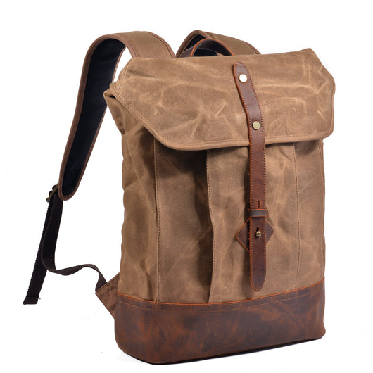 Mochila Impermeable de Lona Resistente para Hombre - Image 3