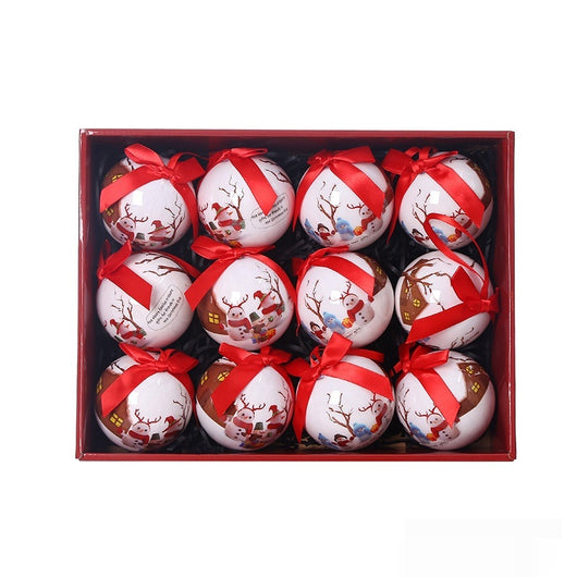 Bola Navideña de Impresión Exquisita - Adorno para Árbol de Navidad - Image 3