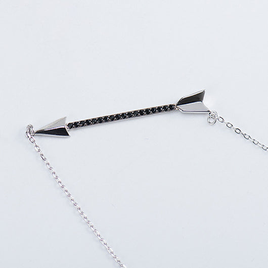 Collar de Plata 925 Flecha de Cupido para Mujer - Image 2